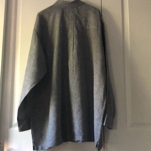 Rochester 100% Linen men’s shirt long sleeves size 2X - Picture 4 of 6